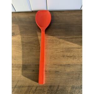 Vintage Rosti Mepal Orange Serving Spoon Melamine Made in Denmark